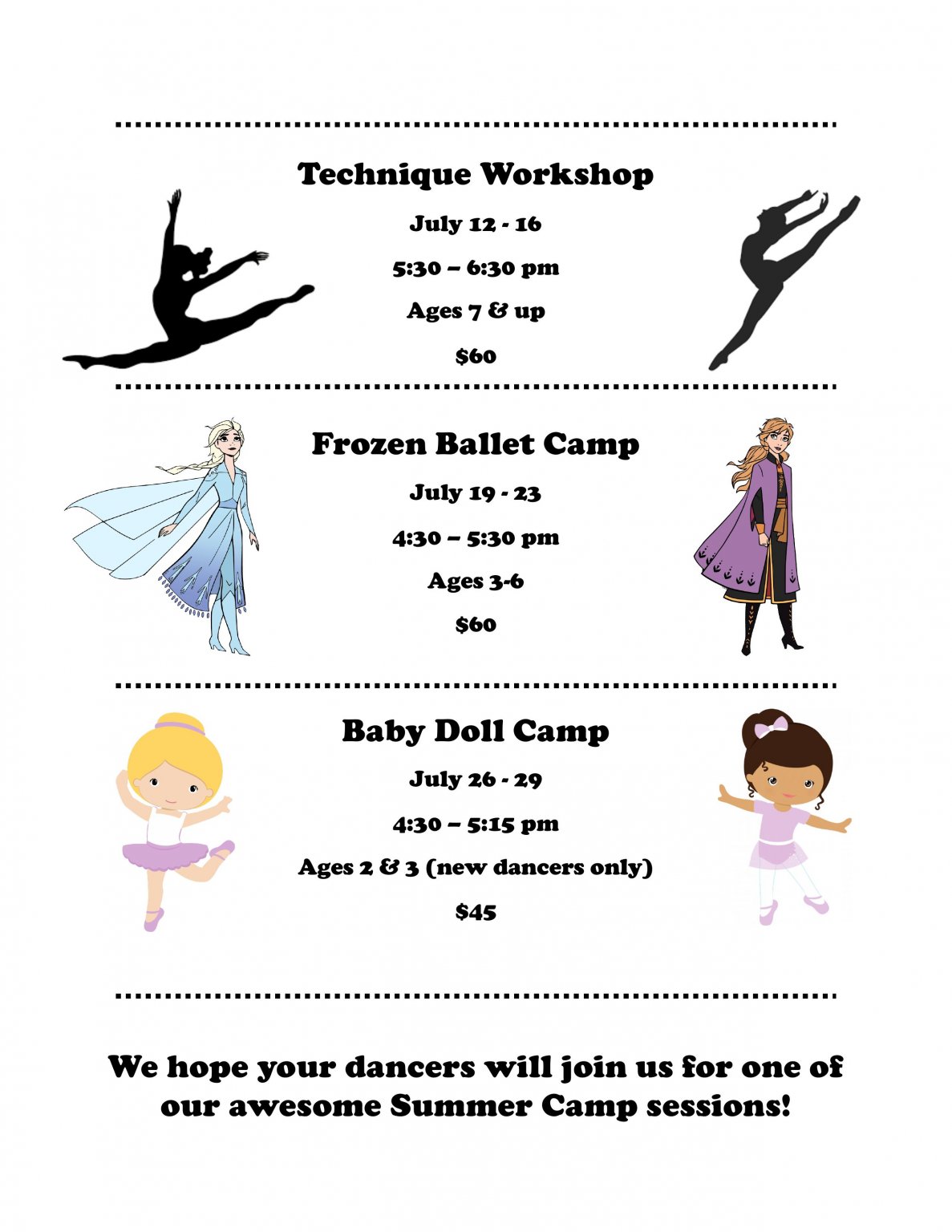 Summer Camps Creative Dance Studio